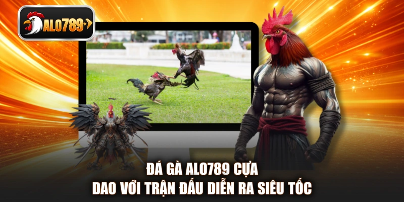 Đá gà ALO789 cựa dao với trận đấu diễn ra siêu tốc